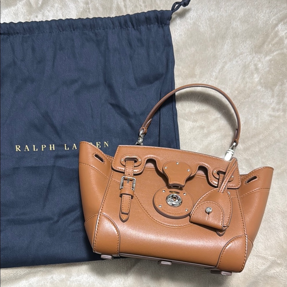 Ralph Lauren Soft Ricky 18 Calfskin Bag